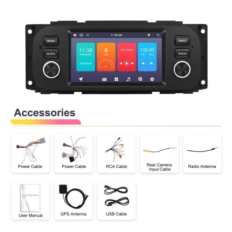 5 Inch Landscape Android Car Player Car Central Control All-In-One Unit