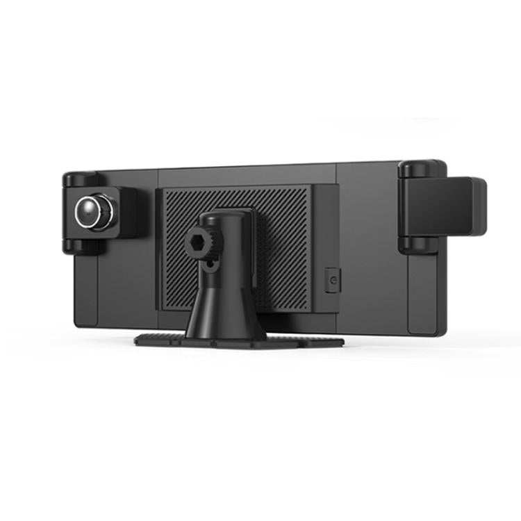 Voice-Controlled CarPlay With Split-Screen Dual-Camera Dashcam