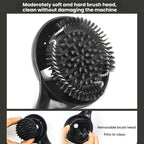 58mm Espresso Machine Group Head Cleaning Brush Funnel-Design Nylon Bristle Scrubber for Portafilter