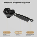 58mm Espresso Machine Group Head Cleaning Brush Funnel-Design Nylon Bristle Scrubber for Portafilter