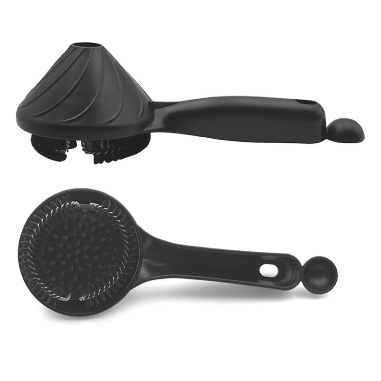 58mm Espresso Machine Group Head Cleaning Brush Funnel-Design Nylon Bristle Scrubber for Portafilter