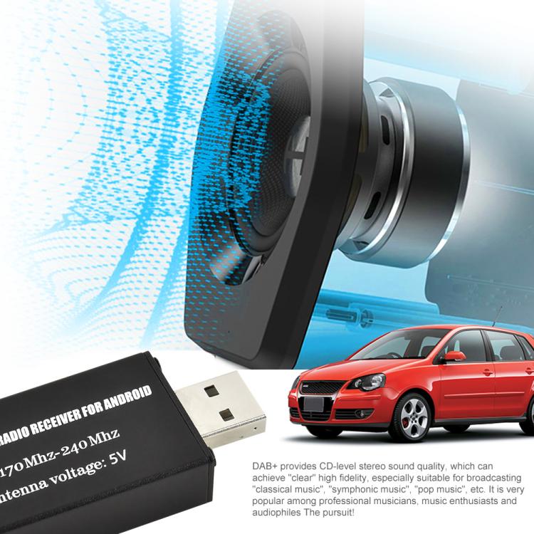 Android Car Universal DAB Module Digital Radio Navigation APP Control, Europe Only