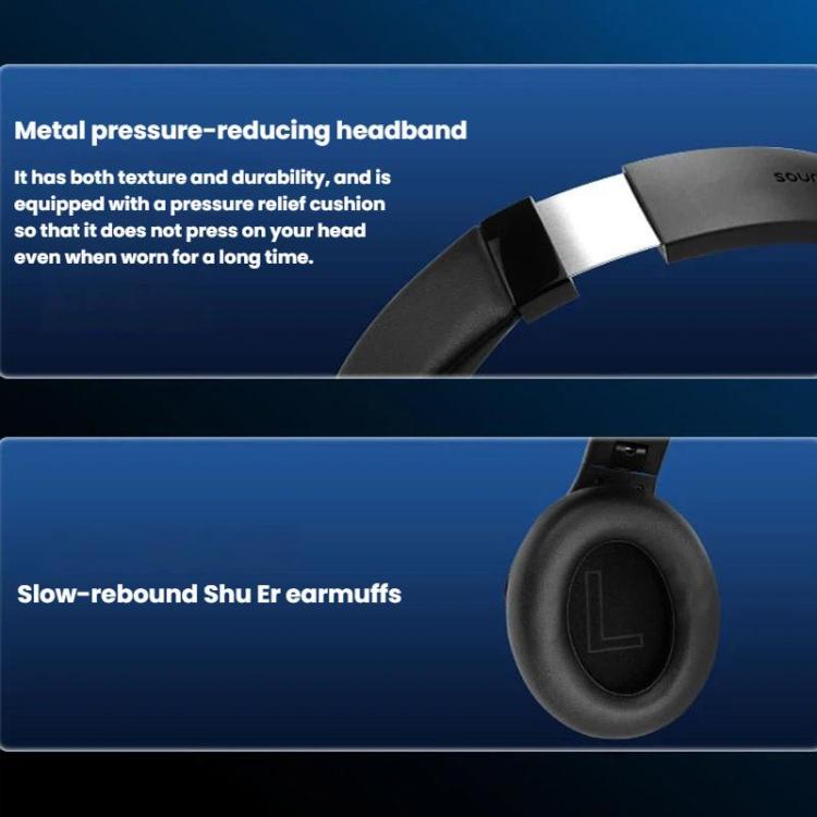 ANKER Soundcore Q20i Headband Gaming Headset Wireless Bluetooth Active Noise Reduction Headset