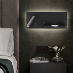 Simple Bedroom Bedside LED Wall Lamp Hotel Room USB Reading Light
