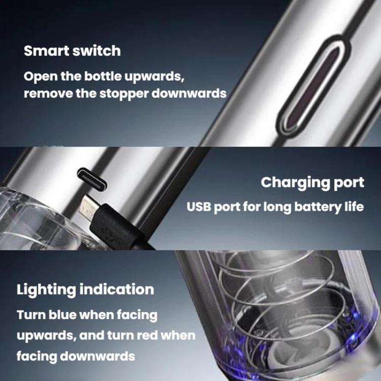 FH-101 Electric Wine Opener Set Stainless Steel Wine Opener
