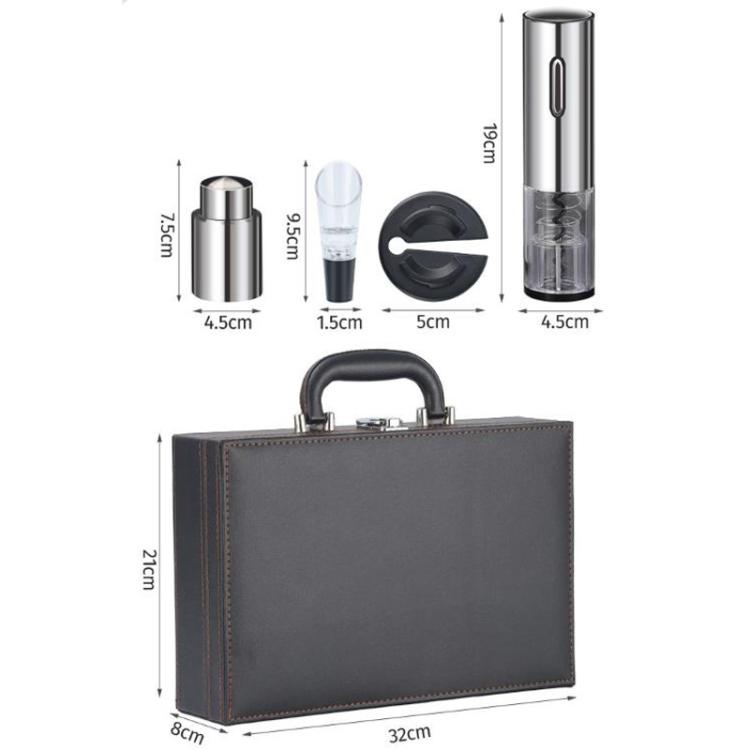 FH-101 Electric Wine Opener Set Stainless Steel Wine Opener