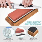 Outdoor Kitchen Double-Sided Sharpening Stone Set
