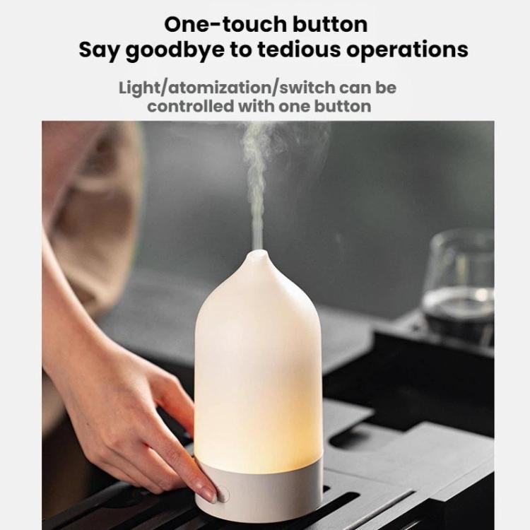 Vase Mist Humidifier Aromatherapy Diffuser USB Colorful Mood Light