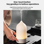 Vase Mist Humidifier Aromatherapy Diffuser USB Colorful Mood Light