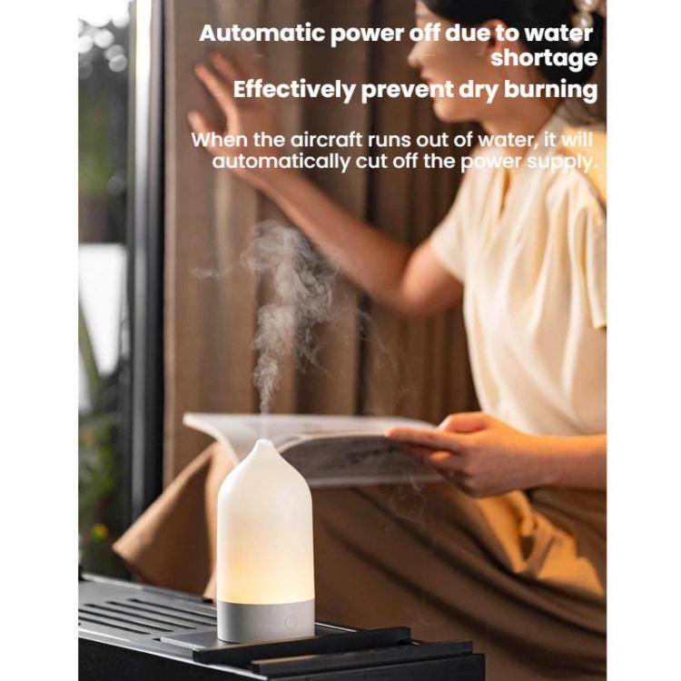 Vase Mist Humidifier Aromatherapy Diffuser USB Colorful Mood Light