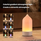 Vase Mist Humidifier Aromatherapy Diffuser USB Colorful Mood Light
