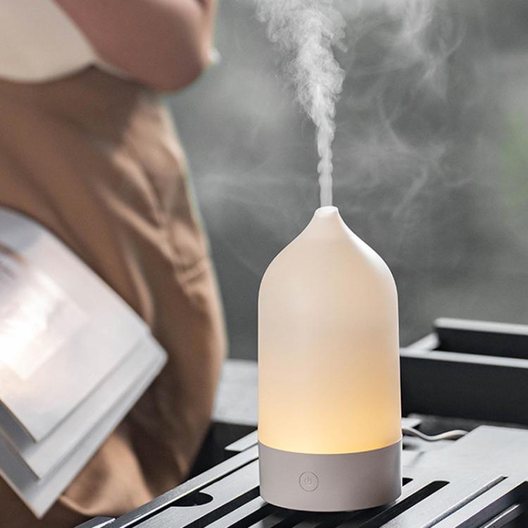 Vase Mist Humidifier Aromatherapy Diffuser USB Colorful Mood Light