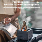 Bonfire Aromatherapy Diffuser USB Desktop Colorful Gradient Air Humidifier