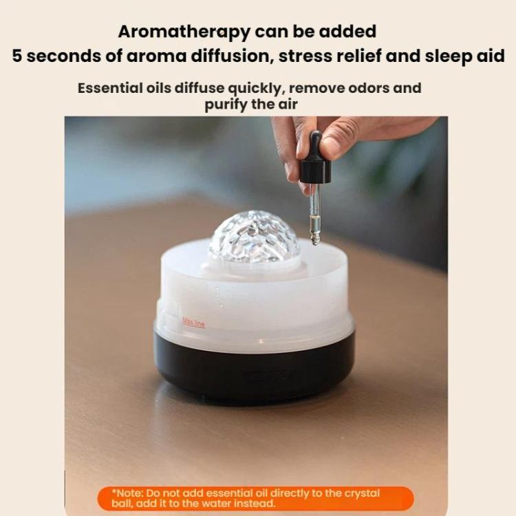 USB Desktop Humidifier With Star Projection Colorful Water Ripple Ambient Light