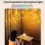 USB Desktop Humidifier With Star Projection Colorful Water Ripple Ambient Light