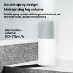 Portable Dual-Spray Humidifier With USB Night Light