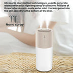 Portable Dual-Spray Humidifier With USB Night Light