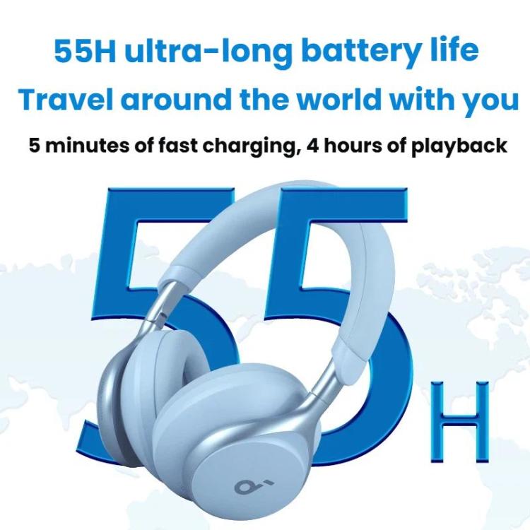 ANKER SoundCore Space One S1 Smart Noise Reduction Headband Wireless Bluetooth Headset