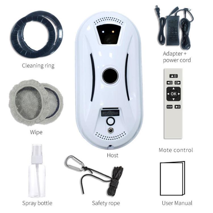 Smart Window Cleaning Robot With Dual Disk Suction Smart Path Planning With Remote Control