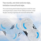 Smart Window Cleaning Robot With Dual Disk Suction Smart Path Planning With Remote Control