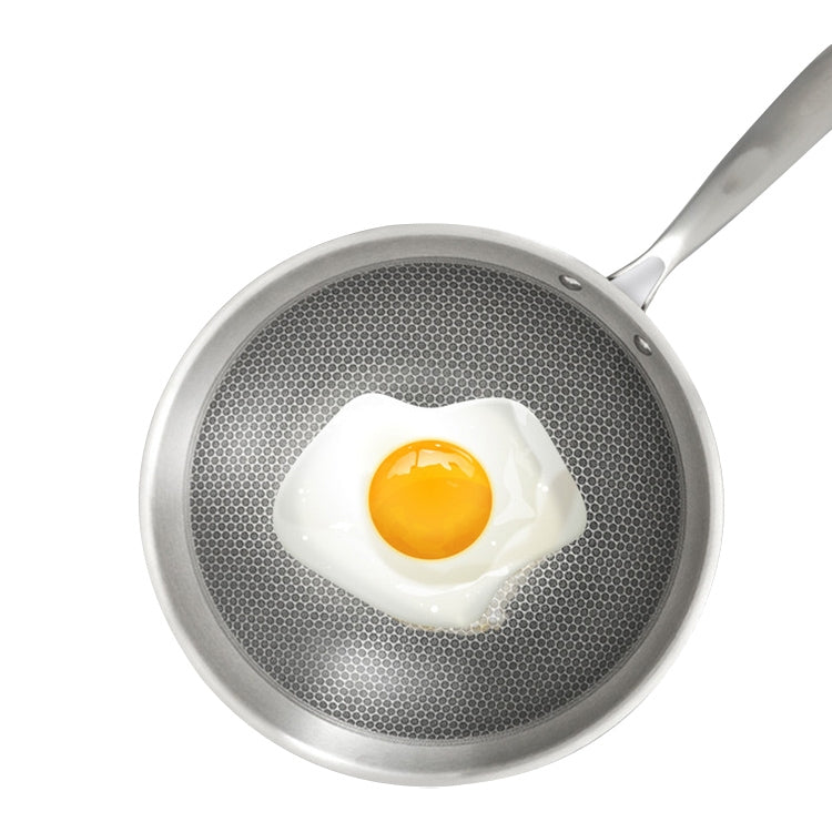Household Honeycomb Stainless Steel Non-stick Frying Pan