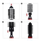 360 Degrees Rotation Electric Hair Dryer Brush Professional Hair Blow Dryer Comb Electric Hair Curler