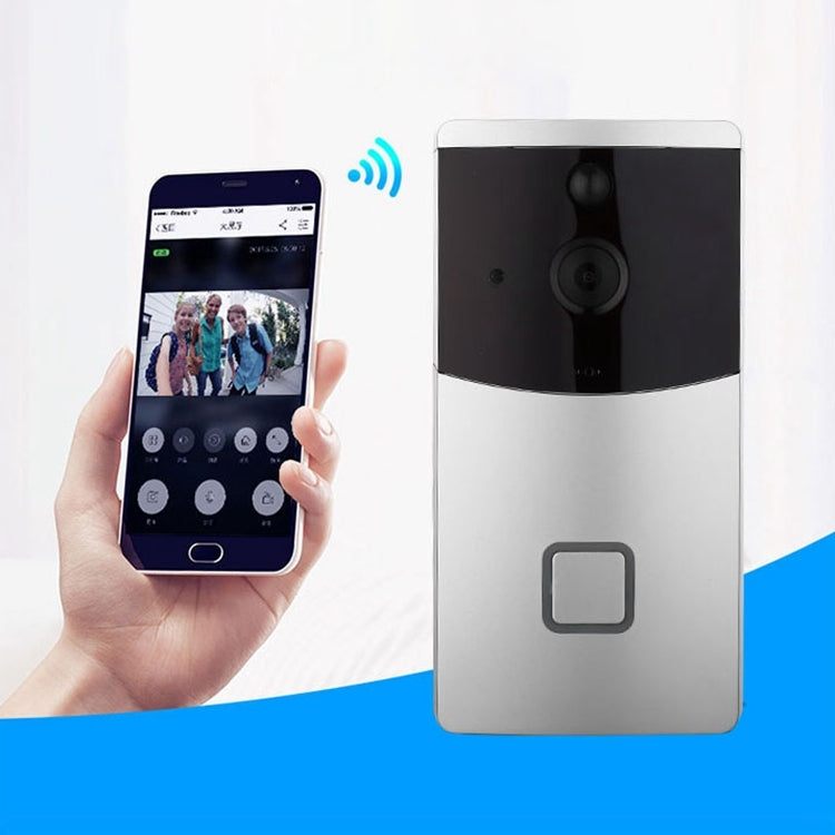 VESAFE Home VS-M2 HD 720P Security Camera Smart WiFi Video Doorbell Intercom, Support TF Card & Night Vision & PIR Detection APP for IOS and Android