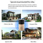 VESAFE Home VS-M2 HD 720P Security Camera Smart WiFi Video Doorbell Intercom, Support TF Card & Night Vision & PIR Detection APP for IOS and Android