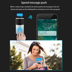 VESAFE Home VS-M2 HD 720P Security Camera Smart WiFi Video Doorbell Intercom, Support TF Card & Night Vision & PIR Detection APP for IOS and Android