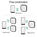 AITENG V029J Wireless Batteryless WIFI Doorbell, EU Plug