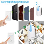 AITENG V026J Wireless Batteryless WIFI Doorbell, EU Plug