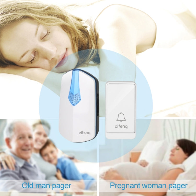 AITENG V026J Wireless Batteryless WIFI Doorbell, EU Plug