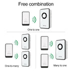 AITENG V018J Wireless Batteryless WIFI Doorbell, EU Plug