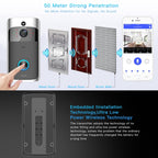 M3 720P Smart WIFI Ultra Low Power Video Visual Doorbell,Support Mobile Phone Remote Monitoring & Night Vision