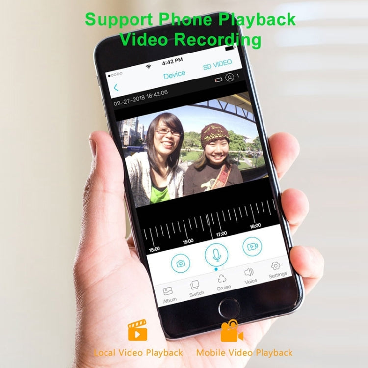 M108 720P 6400mAh Smart WIFI Video Visual Doorbell,Support Phone Remote Monitoring & Real-time Voice Intercom