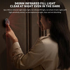 Xiaomi Smart Cat Eye 2 HDR 5 inch 3MP HD Camera 180 Degree Wide Angle Lens 940nm Infrared Night Vision Intercom Doorbell