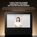 Xiaomi Smart Cat Eye 2 HDR 5 inch 3MP HD Camera 180 Degree Wide Angle Lens 940nm Infrared Night Vision Intercom Doorbell