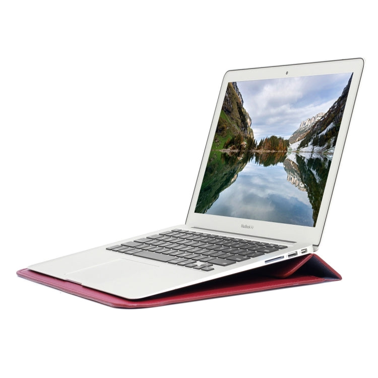 Universal Envelope Style PU Leather Case with Holder for Ultrathin Notebook Tablet PC 15.4 inch, Size: 39x28x1.5cm