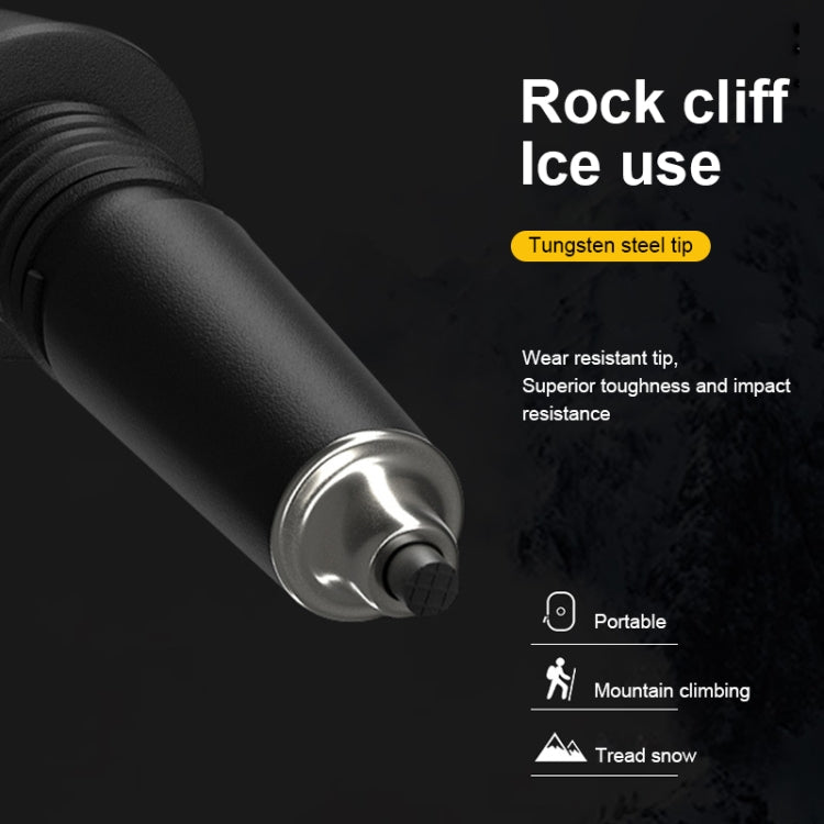 132cm Telescopic Outdoor Three-section Trekking Pole