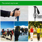 135cm Adjustable Portable Height Outdoor Aluminum Trekking Poles
