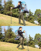 135cm Adjustable Portable Height Outdoor Aluminum Trekking Poles