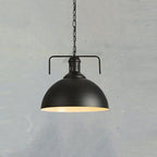 Retro Industrial Pendant Light Creative Single Head Iron Art Hanging Lamp E27 Bulb Perfect for Kitchen Dining Room Bedroom Living Room