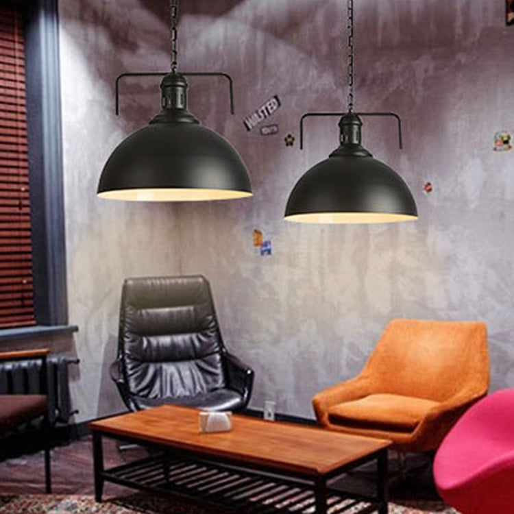 Retro Industrial Pendant Light Creative Single Head Iron Art Hanging Lamp E27 Bulb Perfect for Kitchen Dining Room Bedroom Living Room