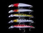 HENGJIA Set056 56 PCS Sequin Set Metal Sequins False Bait Fresh Sea Bass Fishing Bait Set, Length: 3 to 10cm, Bagged