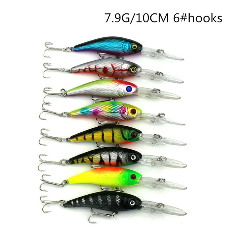 HENGJIA Set002 43 PCS Sequin Set Metal Sequins False Bait Fresh Sea Bass Fishing Bait Set, Length: 5 to 10.5cm, Boxed