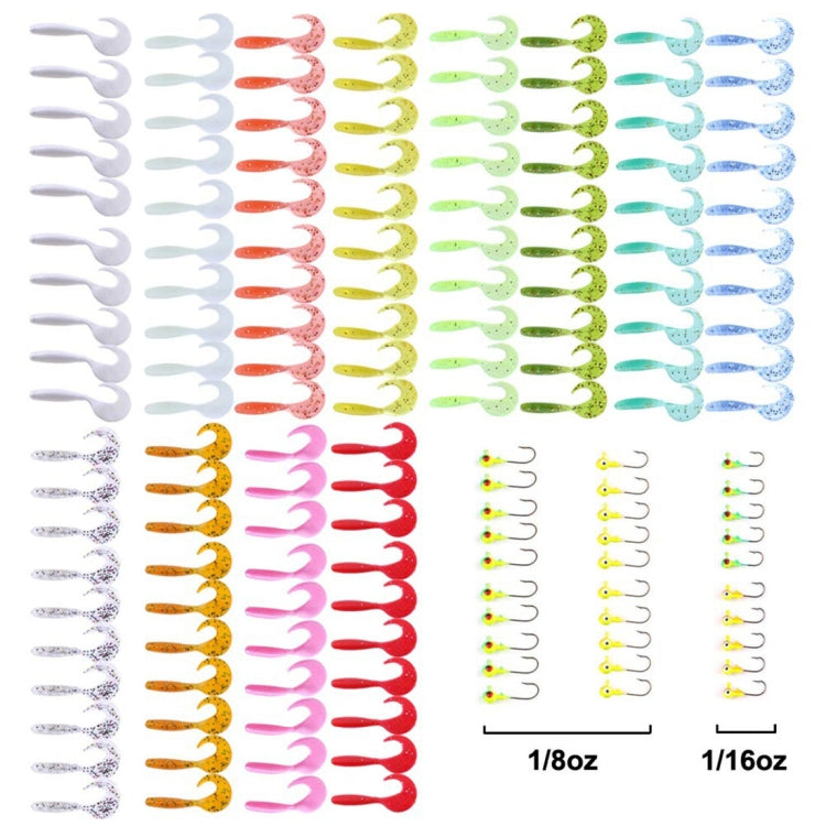 HENGJIA SO002150T 6.5CM/2G 150 PCS Outdoor Fishing Lures  Fish Bait Set for Fishing
